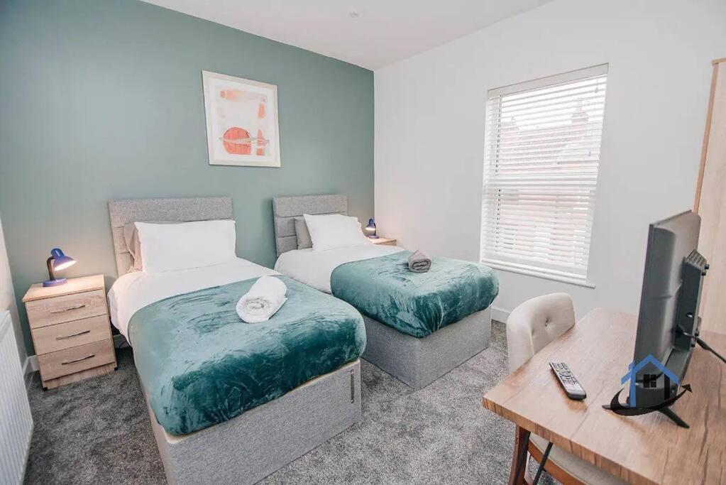 Balby Casa Nr Doncaster Racecourse King Beds Street Parking Exterior foto